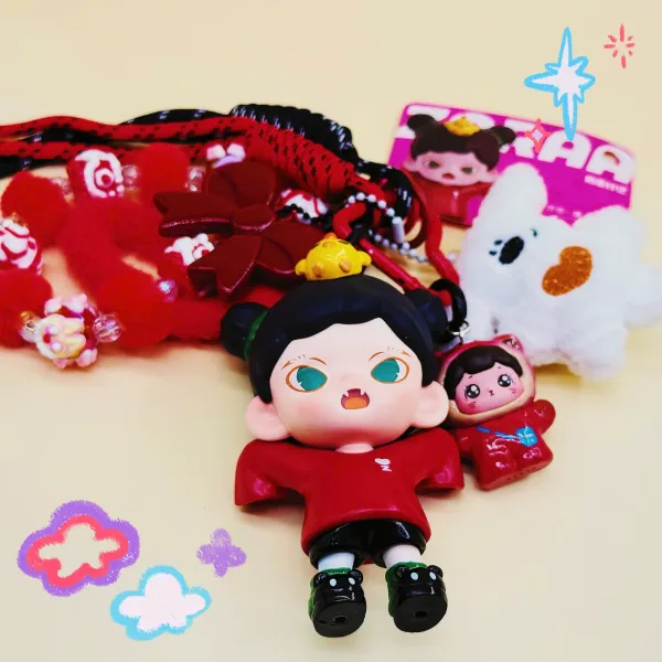 พวงกุญแจ Art Toy Zoraa พร้อมสายคล้อง - Ảnh 4