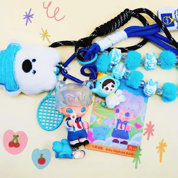พวงกุญแจ Dimoo Art Toy | มาพร้อมถุงผ้าขนนุ่มมินิ & สายคล้องสุดน่ารัก - Ảnh 2