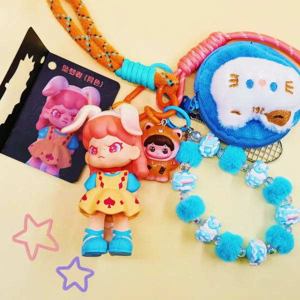 คำอธิบายสินค้า – พวงกุญแจ Art Toy Dora (พร้อมสายคล้อง) - Ảnh 4