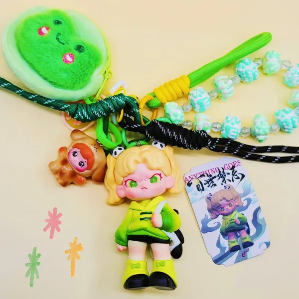 คำอธิบายสินค้า – พวงกุญแจ Art Toy Dora (พร้อมสายคล้อง) - Ảnh 3