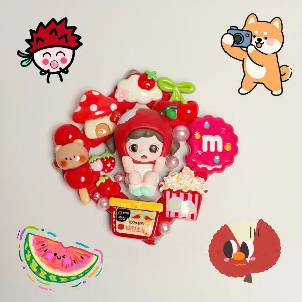 แม่เหล็กติดตู้เย็น DIY สไตล์ Arttoy - Ảnh 2