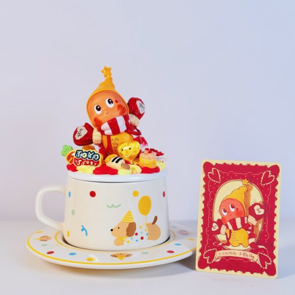 ☕ คำอธิบายสินค้า: แก้วกาแฟพร้อมจานรอง DIY – ธีม Arttoy Twinkle (ของแท้จาก POP MART) - Ảnh 2